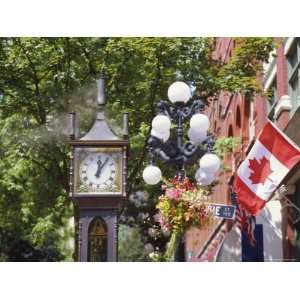  Gastown Steam Clock, British Columbia, Canada Premium 