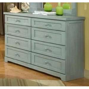  American Woodcrafters Casual Wood Weathered Blue Double 