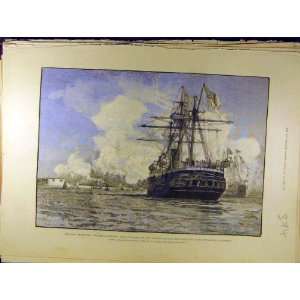  1888 Naval Hms Invincible Liverpool Mersey Naval Print 