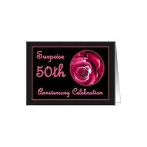  Surprise 50th Anniversary Party Card Health & Personal 