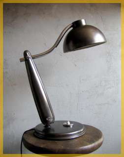 FRENCH Modernist light JUMO industrial desk lamp  
