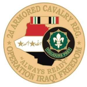  2nd Armored Cavalry Regiment Operation Iraqi Freedom Pin 