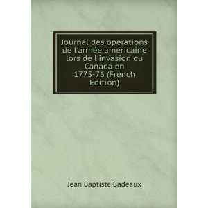  Journal des operations de larmÃ©e amÃ©ricaine lors de 