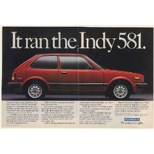   It Ran the Indy 581 Double Page Print Ad (54200)