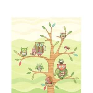  Wallpaper 4Walls Birds Owl Pink KP150