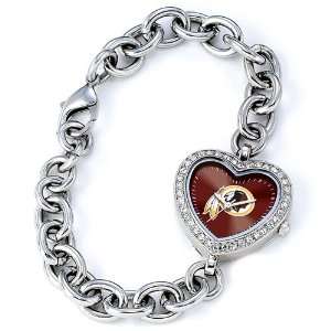  Ladies NFL Washington Redskins Heart Watch Jewelry