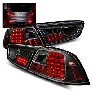  08 09 Mitsubishi Lancer Evolution X LED Tail Lights 