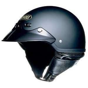   Open Face Motorcycle Helmet Matte Black Medium M 03 589 Automotive