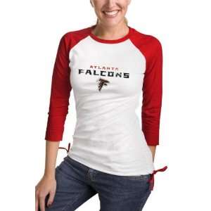  Atlanta Falcons Womens 3/4 Sleeve Raglan Top   by Alyssa 