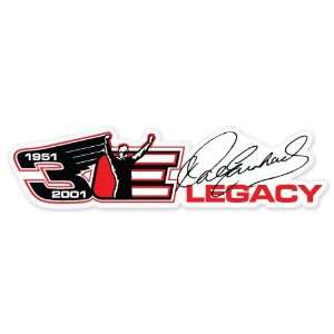  Dale Earnhardt Legacy NASCAR car bumper sticker 6 x 3 