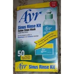  AYR SALINE SINUS RNSE PK W/BTL Size 50 Health & Personal 