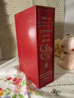 LORD OF THE RINGS Tolkien RED BOOK OF WESTMARCH  Leather w/Slipcase 