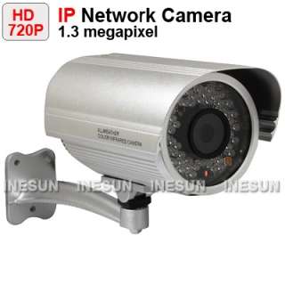   Mega Pixels IP CCTV Camera 1280X720 Waterproof IR 6mm Lens  