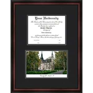 Northwestern University Diploma Frame & Lithograph Print