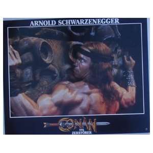  Conan The Destroyer Original 9 3/8X11 3/4 German Lobby 