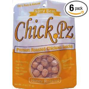 Nutty Bean Co. Chickpz Honey Roasted 2 Grocery & Gourmet Food