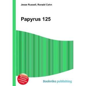  Papyrus 125 Ronald Cohn Jesse Russell Books