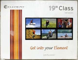   19 Class HD LCD TV/Monitor ELCFT194 1366 x 768 6.5 ms Two HDMI Inputs
