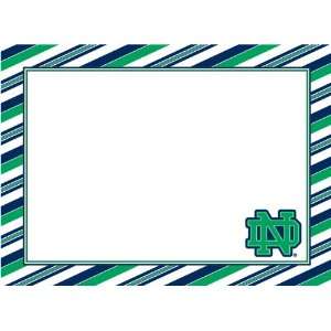  Notre Dame Correspondence Card Blue & Green