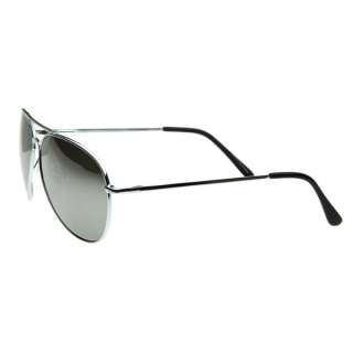   ZeroUV Classic Mirrored Metal Aviator Aviators Sunglasses 1375  
