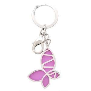  [Aznavour] Butterfly Key Chain / Light Violet. Office 