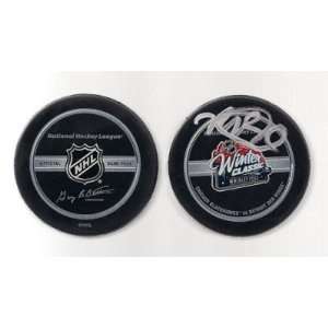 Mike Babcock Signed Winter Classic Puck Red Wings   Autographed NHL 