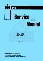 INTERNATIONAL 384 Tractor Chassis Service Manual 1489  