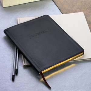   Black Bonded Leather Journal (8 x 5.5) by Gallery 