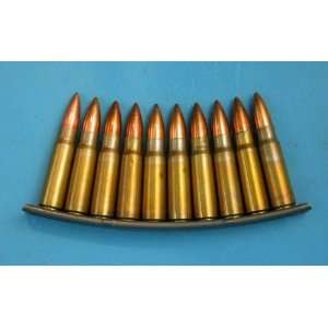  Russian Dummy 7.62x39 Cartridges in SKS Clip Everything 