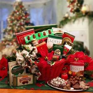 Holiday Grandeur Gourmet Food Christmas Gift Basket  