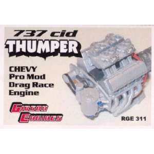   Thumper 737cid Chevy Pro Mod Drag Engine by Ross Gibson Toys & Games