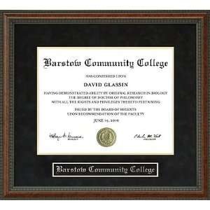  Barstow Community College Diploma Frame