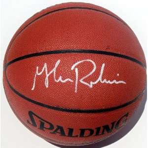  GLENN ROBINSON Autographed Basketball w/COA Score Board 
