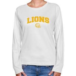 NCAA Southeastern Louisiana Lions Ladies White Logo Arch Long Sleeve 