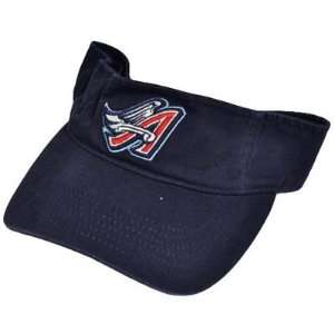MLB Los Angeles Anaheim Angels Navy Blue Baseball Visor Hat Cap Cotton 