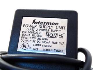 Intermec 1800 RS232 Cable 0 364032 00 w/ Power Supply  