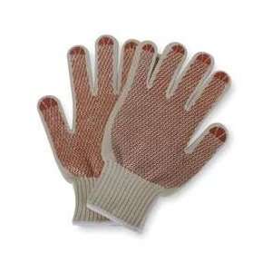  Condor 4NGY8 String Knit Glove, White/Rust, S, PR Patio 