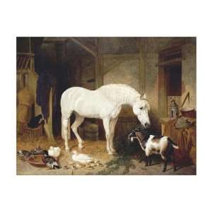 Stable Companions by John Frederick Herring. size 26 inches width by 