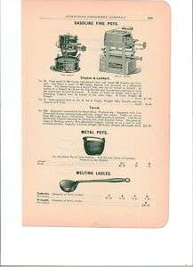 1909 Gasoline Fire Pots Tirrid Clayton Lambert ad  