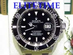 ROLEX SS SUBMARINER DATE M SERIAL 16610 BOX/CARD ETC. NOW 