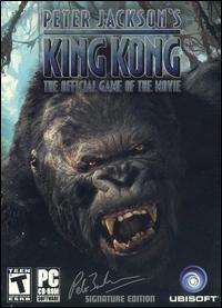 Peter Jacksons King Kong PC CD movie based large gorilla, dinosaur 