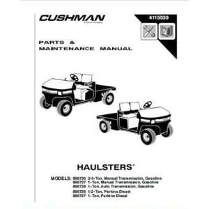  EZGO 4115530 2004 Parts and Maintenance Manual for Cushman 