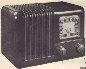 1948 TRAV LER 5051 RADIO SERVICE MANUAL SCHEMATIC  