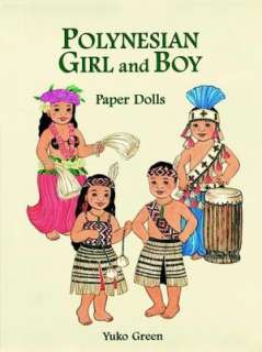  Polynesian Girl and Boy Paper Dolls by Yuko Green 