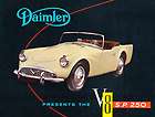 1960 Daimler V8 SP250 Original Sales Brochure