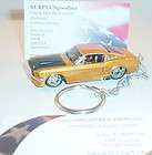 1993 FORD MUSTANG COBRA Red Key Chain Keychain Ring  