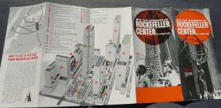 1950s Rockefeller Center brochure New York City tour  