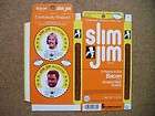 1978 Slim Jim BOX w 2 player disc PAYTON CSONKA time Christmas  