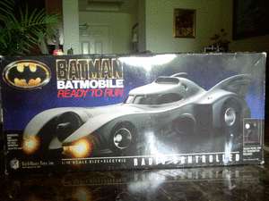 Richmans toys RC Batmobile batman radio controlled 1989 vintage 