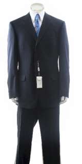 Versace Collection Suit Mens Navy Wool Sz US 48L  